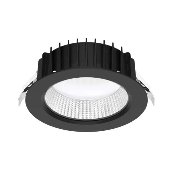 Downlight NEO-PRO 25W REC RND LED KIT IP65 BLK