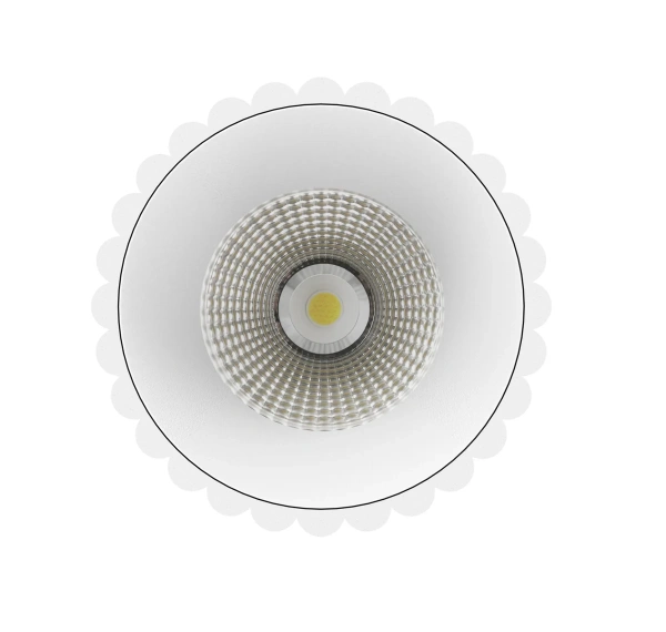 Surface Downlight LC410 Ripple LED 12W 3CCT D90 WH Surface Downlight LC410 Ripple LED 12W 3CCT D90 WH