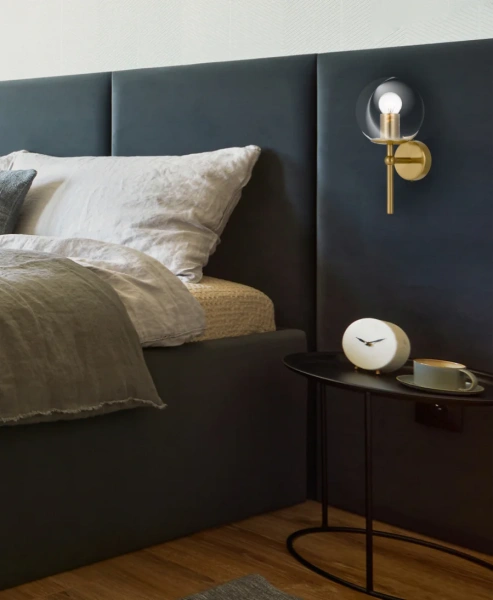 Wall light ETERNA 1 E27 H30 IP44 GDCL