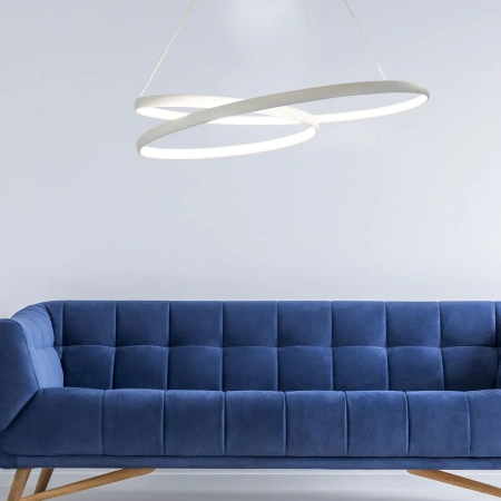 Pendant lamp INFINITY LED 50W 3CCT SPIRAL WHT
