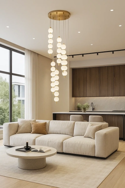 Pendant lamp Cloud P52 D6 LED 55W GL Pendant lamp Cloud P52 D6 LED 55W GL