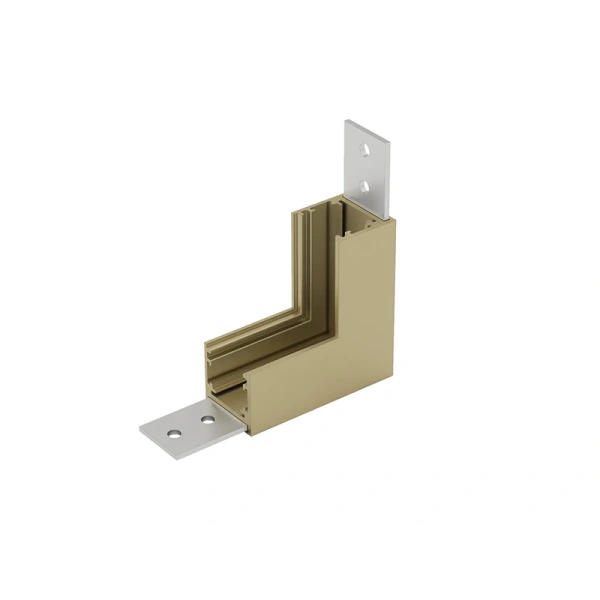 Surface track MUSE vertical corner 48V Brass