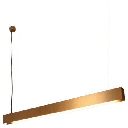 Pendant lamp Rectilinear LED 13W L110 BRS