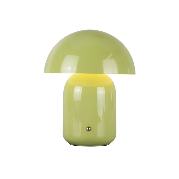 Table Lamp Mushroom LED CCT Dim Rechargeable Sage