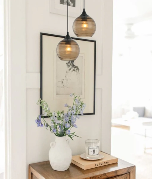 Pendant lamp MARBRE 1 E27 D17 AM Pendant lamp MARBRE 1 E27 D17 AM