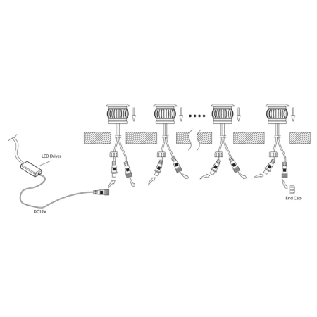 Deck light FLAME DIY 12V LED HV28261CCT WIFI