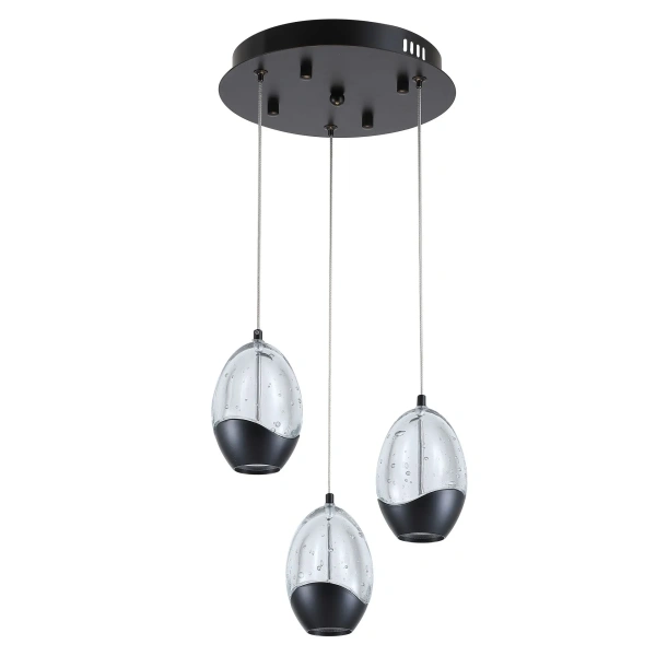 Pendant lamp TEAR 3 LED 23W BL