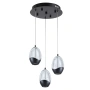 Pendant lamp TEAR 3 LED 23W BL