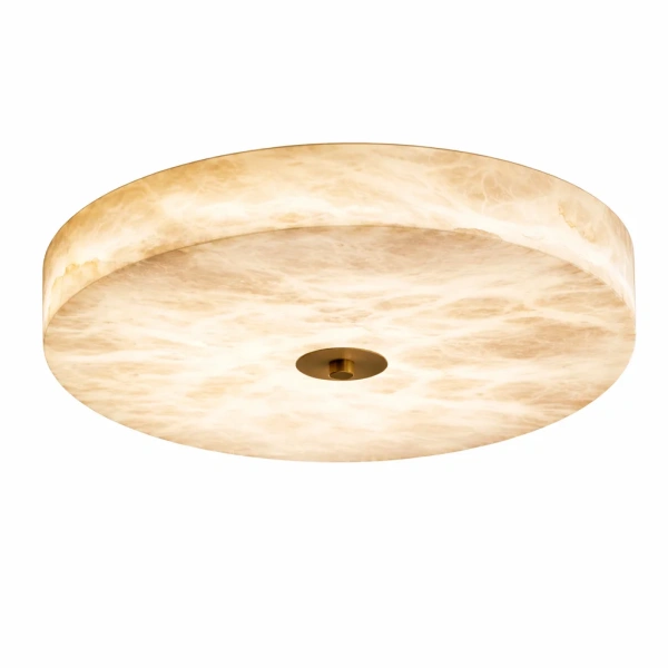 Ceiling Light Malena C1 Alabaster Spanish Marble D40 LED 30W 3CCT BRS
