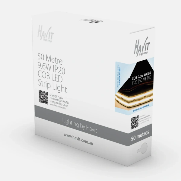 LED Strip Roll COB Dotless LED 9.6w 4K IP20 50m