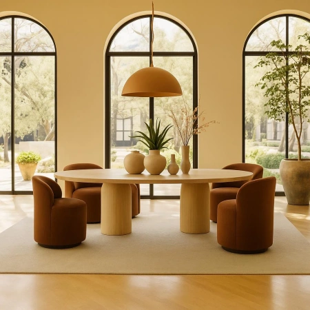Pendant lamp Clay Terracotta E27