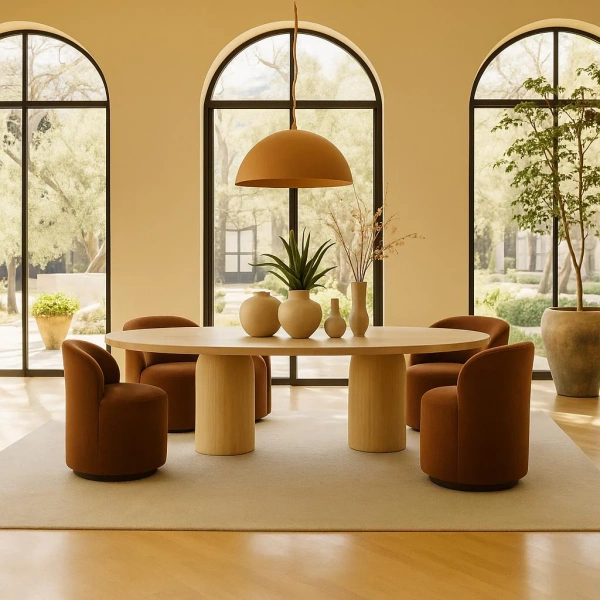 Pendant lamp Clay Terracotta E27