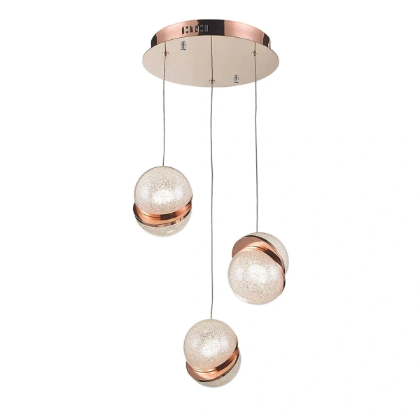 Pendant lamp Saturn 3 LED 30W CCT Dim D32 Rose Gold remote Pendant lamp Saturn 3 LED 30W CCT Dim D32 Rose Gold remote