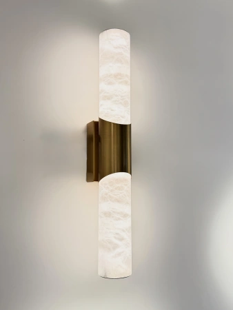 Wall light Aragon W1 Alabaster Spanish Marble LED 10W 3K BRS