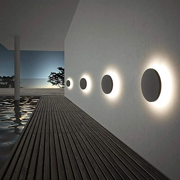 Wall light Halo BLK 3CCT LED HV3594T-BLK 24W IP65