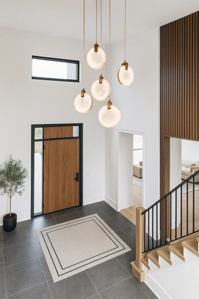 Pendant lamp Villastar 6 Alabaster Spanish Marble LED CCT Dim BRS