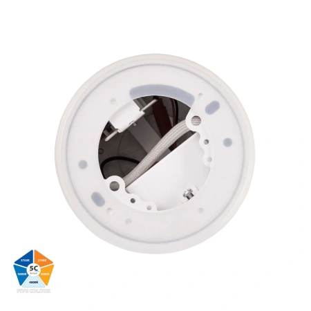 Surface downlight Nella WHT 5CCT LED 12W IP54