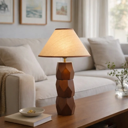 Table lamp Helena E27 Wood