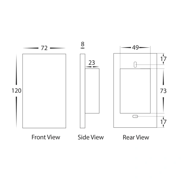 Wall Switch Single Gang WHT-GLD HV9120-1 Wifi