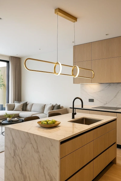 Pendant lamp Aura L1 LED 45W 3CCT L150 GL