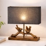 Table lamp Birds on Branch LED Gold