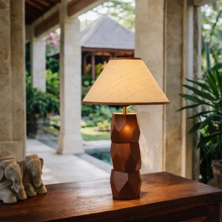 Table lamp Helena E27 Wood