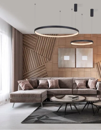 Pendant lamp Helisema P80 3CCT BL