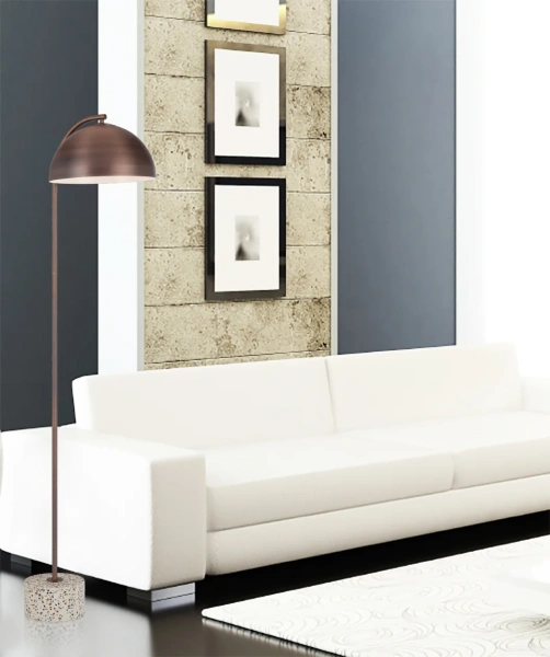 Floor lamp ORTEZ E27 H1500 TR BZ