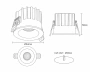 Recessed downlight ZNEO-6.55.CCT.WHT LED 6W 3CCT