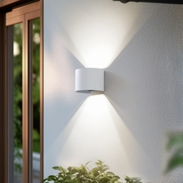 Wall light Nico II 7W 3K LED IP54 WHT Wall light Nico II 7W 3K LED IP54 WHT