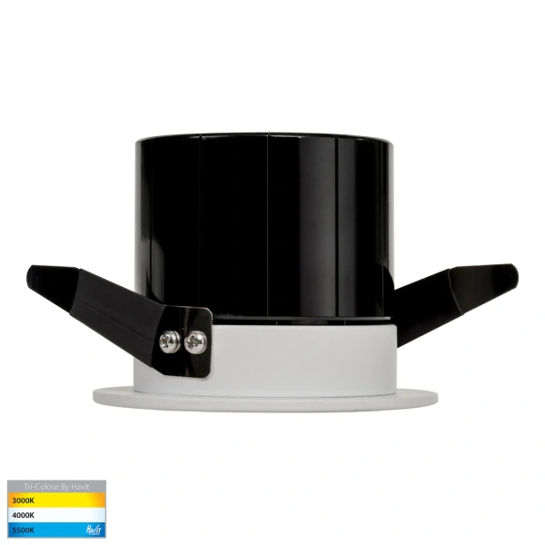 Recessed downlight Prime BLK Fixed 3CCT LED 12W IP54 WHT Recessed downlight Prime BLK Fixed 3CCT LED 12W IP54 WHT