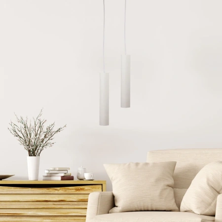 Single pendant TIG GU10 WHITE