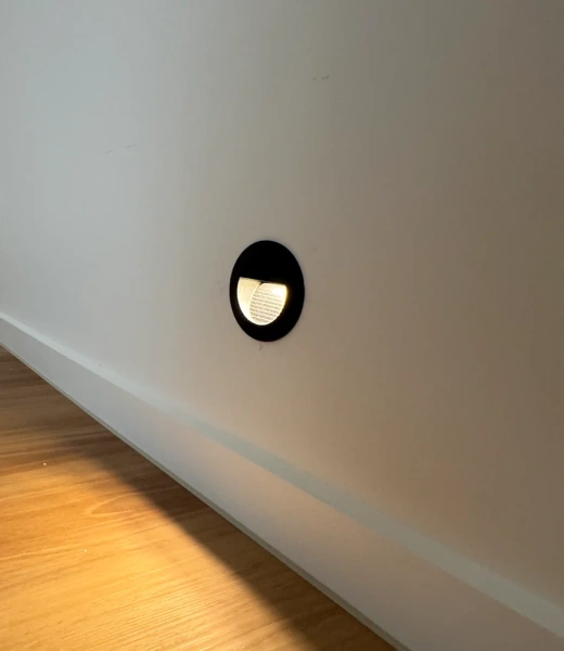 Step light Rye Round LED 1.2W 3K D80 BLK Step light Rye Round LED 1.2W 3K D80 BLK