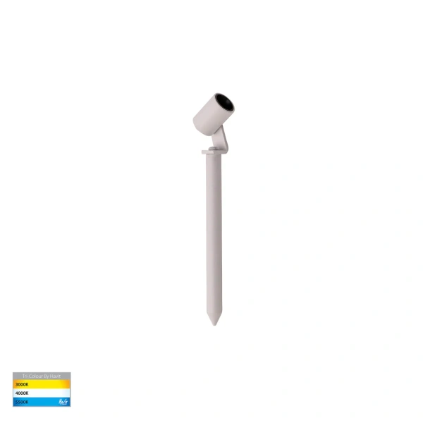 Garden light Spar Aluminium White Spike or Surface Mounted HV1434T-WHT IP65
