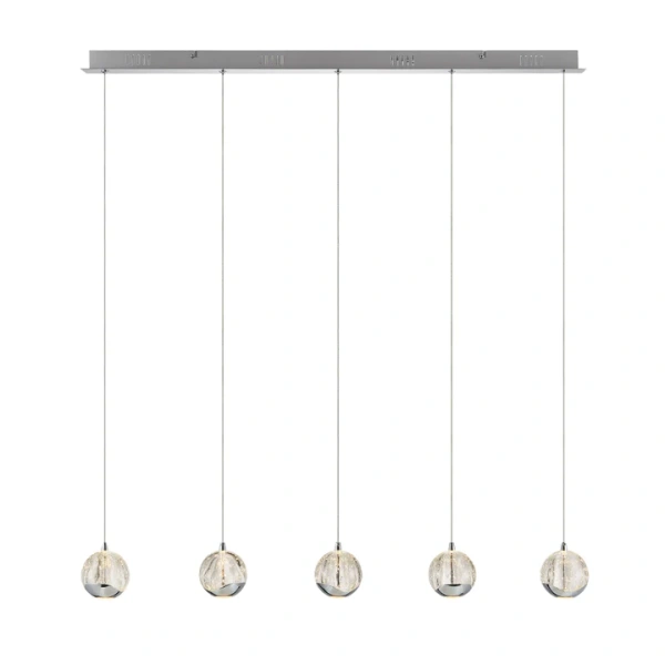 Pendant light SEGOVIA 5 Bar LED 25W CH