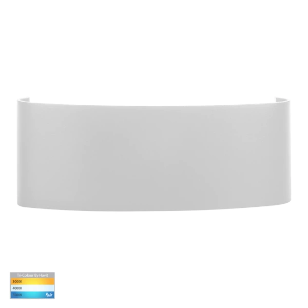 Wall light Maro Up & Down TRICol LED 8W IP54 12V WHT