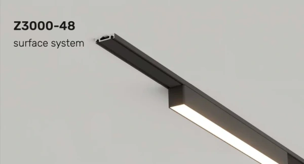 Surface Track Ultra-thin Z3000-48.SR.200.BK 2M 48V