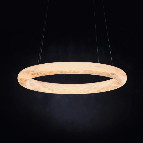 Pendant lamp Aragon P1 Alabaster Spanish Marble LED 30W CCT BRS