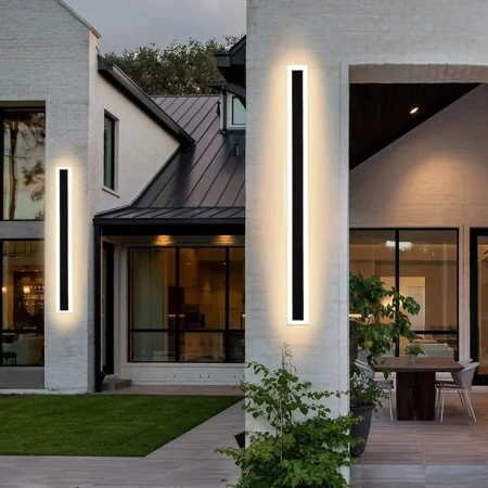 Wall light Equator 150 LED 40W 6K IP65 BLK