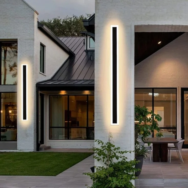 Wall light Equator 150 LED 40W 3K IP65 BLK