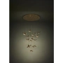 Pendant lamp Paratebueno 2 17R Birds LED 51W 3K BRS