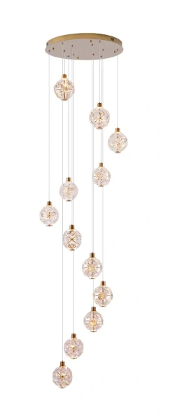 Pendant lamp ADRIANA 12 LED 80W GL Remote