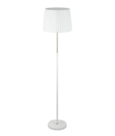 Floor lamp CRECER-F2 E27 WHT/BRS