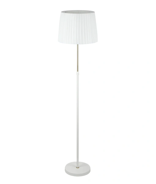 Floor lamp CRECER-F2 E27 WHT/BRS