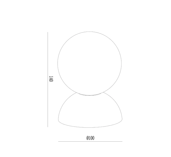 Wall lamp Noir Terrazzo G9 5W BL