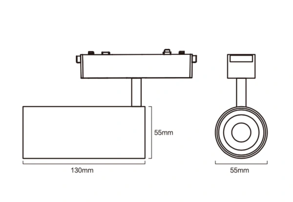Track Spotlight Z3018-18.36.CCT.BK 48V 18W WIFI