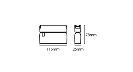 Track Spot Lens Adjustable Z5035-6.24.CCT.BK 24V 6W WIFI