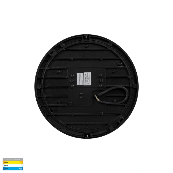 Ceiling lamp Liptor 3CCT 20W LED BLK