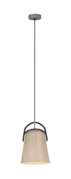 Pendant lamp LEGNA1 E27 grey