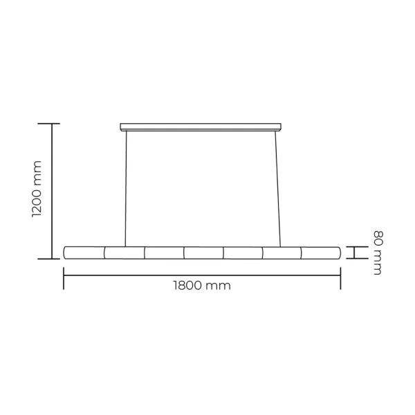Pendant lamp Heliora Marble L180 CF